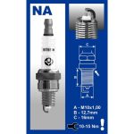 VELA BRISK HONDA GX100/GX31/GX22/WBCX U.E.